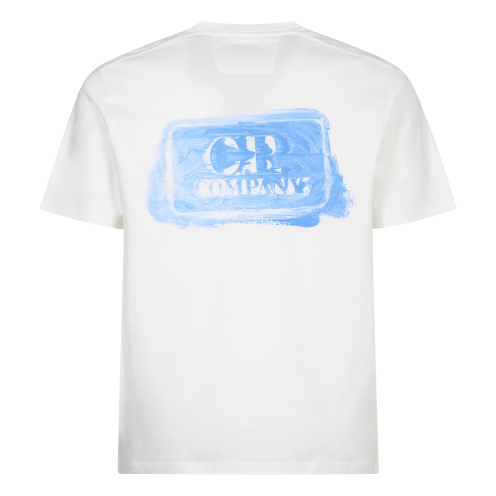C.P. Company Grafisch Logo T-shirt Collectie White Heren