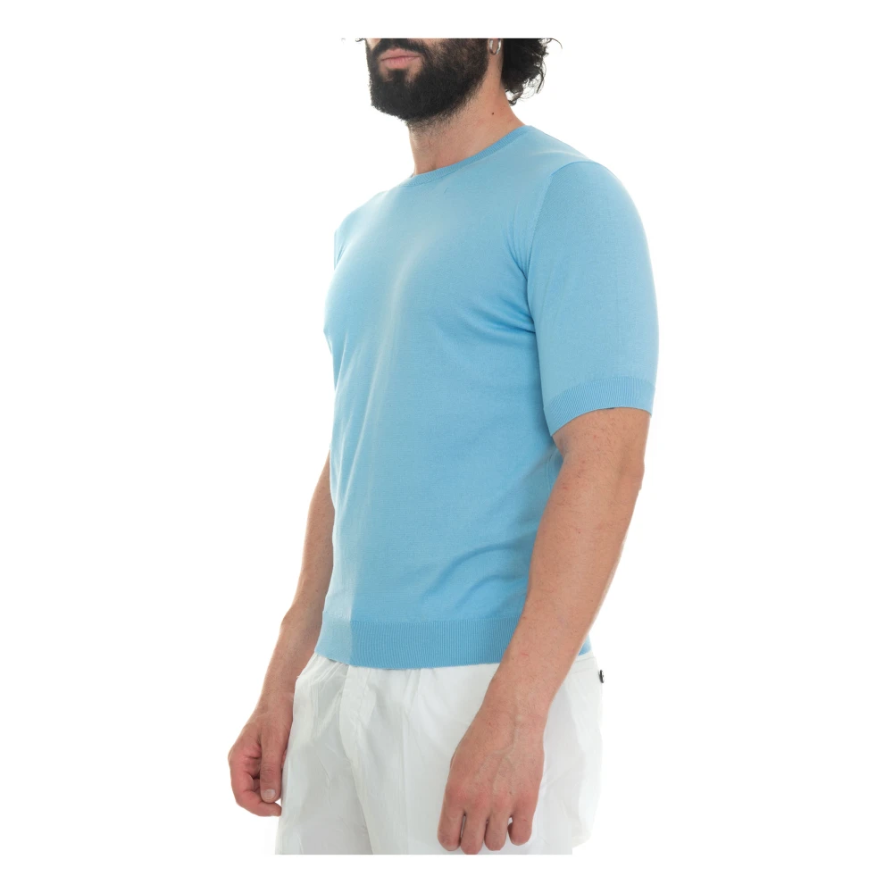 Hindustrie Slim Fit Jersey T-shirt Blue Heren