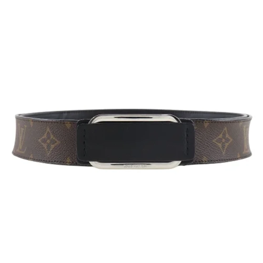 Louis Vuitton Vintage Pre-owned Canvas belts Brown Heren