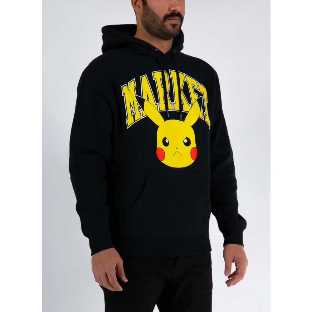 Market Hoodies Black Heren