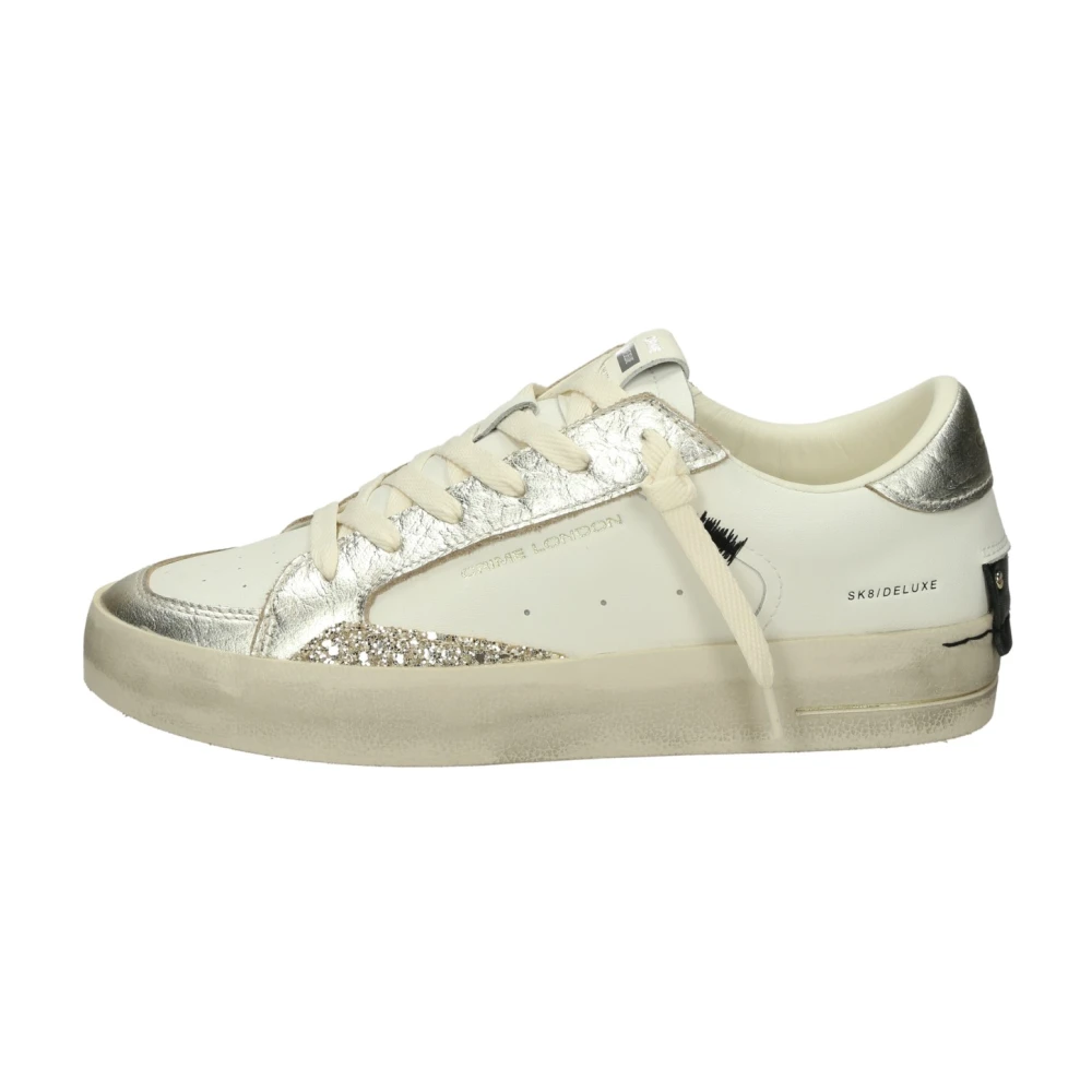 Crime London Sneakers Basse Dames Schoenen Wit