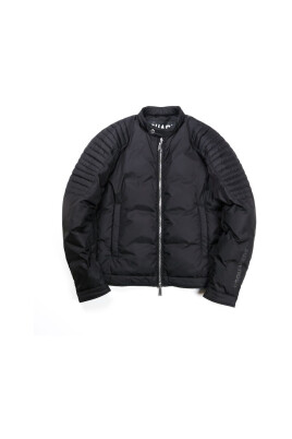 sort-dunjakke-regular-fit