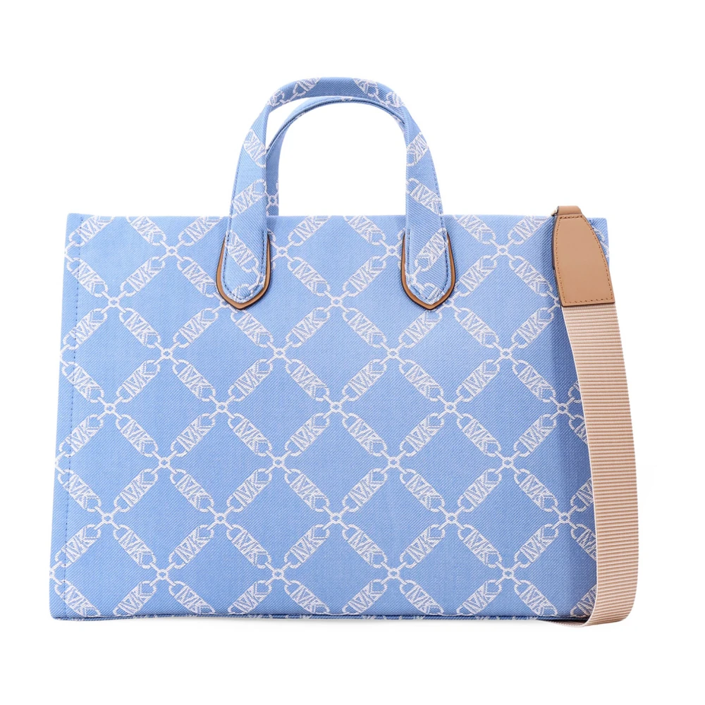 Michael Kors Blauwe handtas met Empire Logo Motif Blue Dames