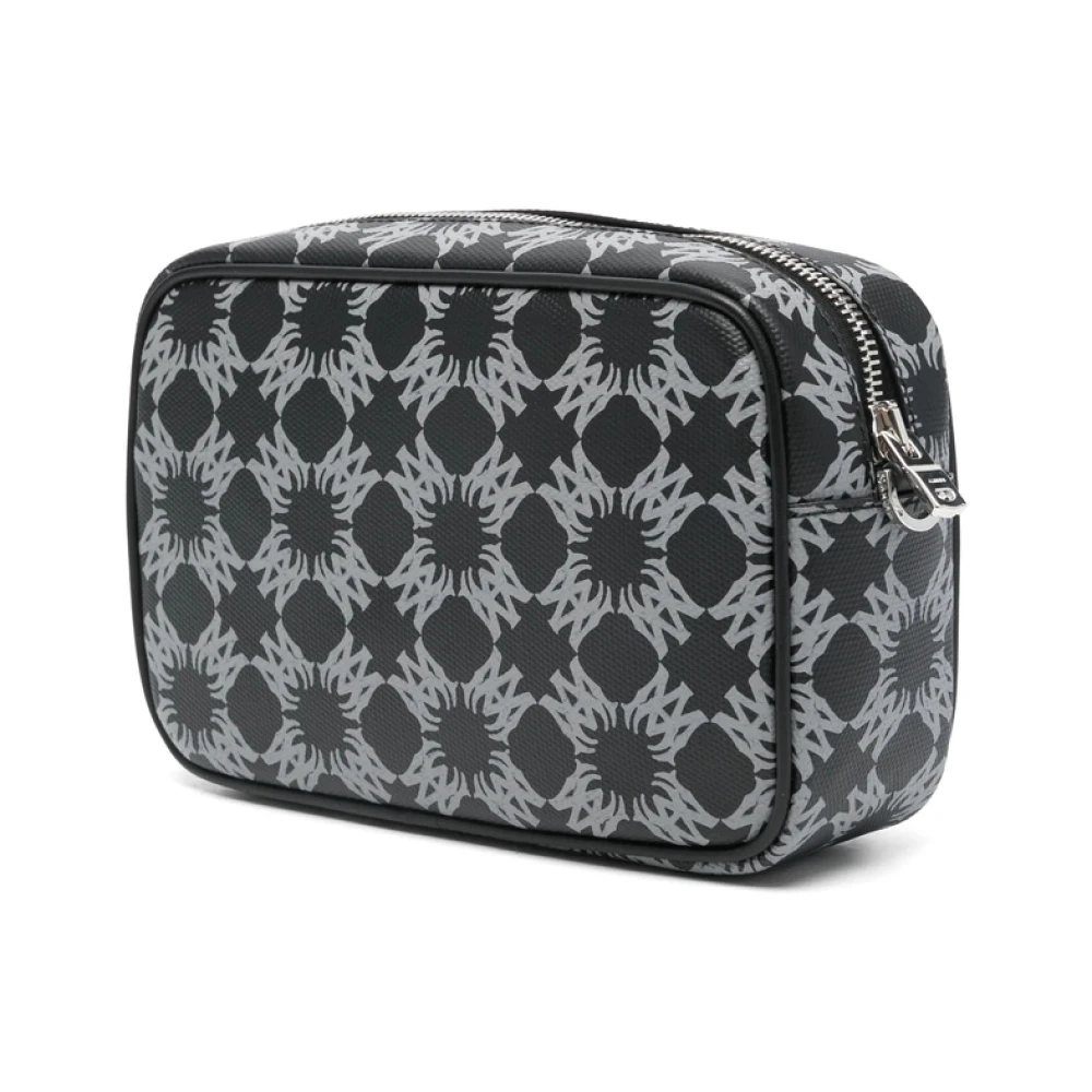 Amiri Zwarte Schoudertas met Logoprint Black Heren