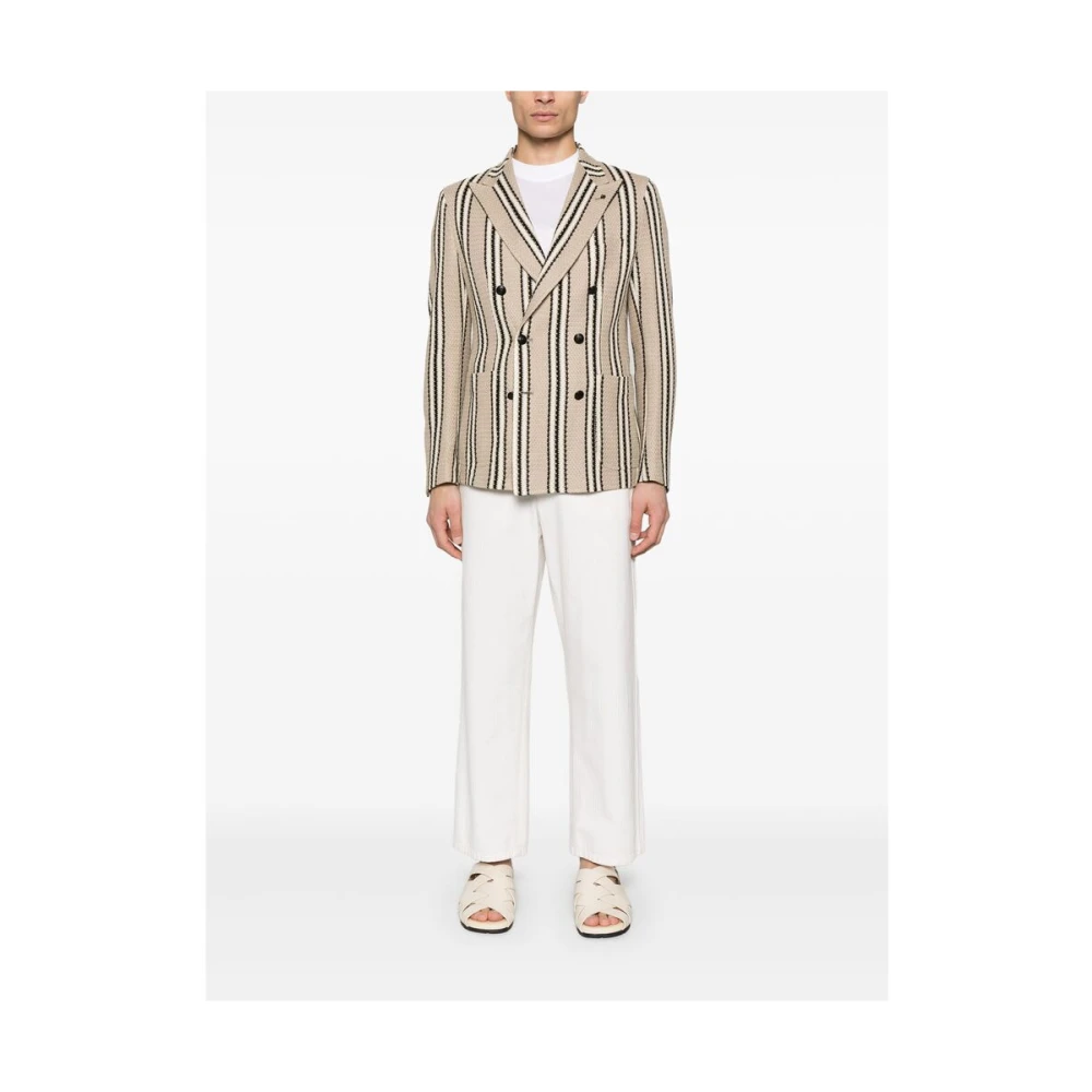 Tagliatore Jas Beige Heren