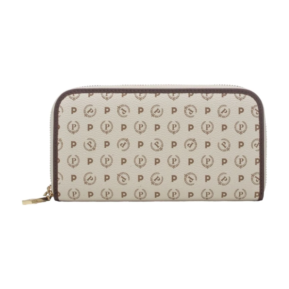 Pollini Women's Brown Wallets & Cardholders, One Size, Zip Wallet, Heritage Model
