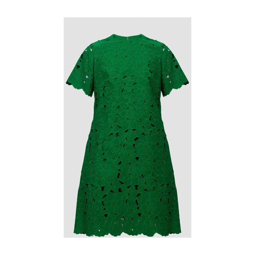 Erdem Groene Bloemrijke Geborduurde Minijurk Green Dames