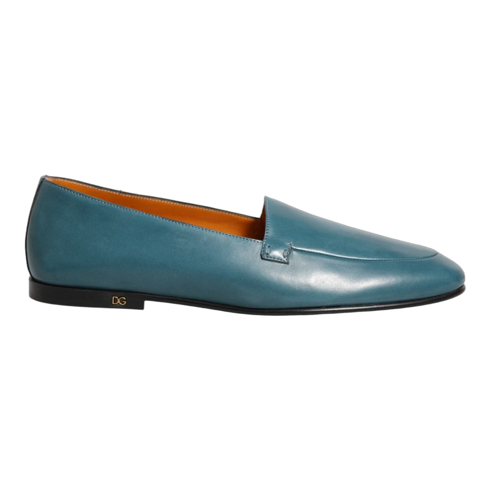 Dolce & Gabbana Blue Loafers Dress Shoes - Male - Loafers - 9 Uk - Shoes