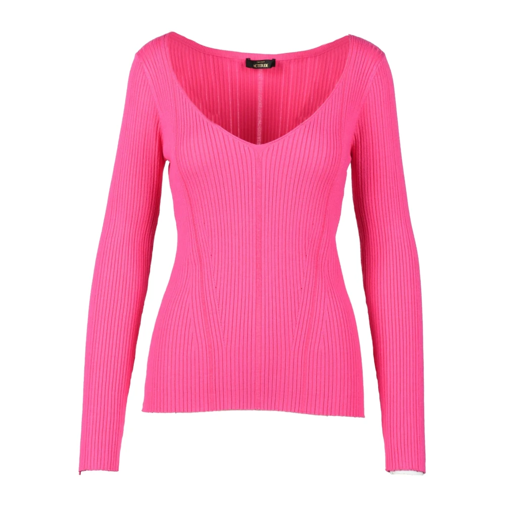 Knitwear > V-neck Knitwear - - Twinset - Modalova