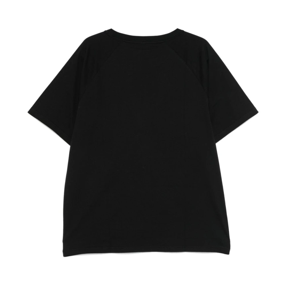 Moschino Zwart Borstzak Ronde Hals T-shirt Black Heren