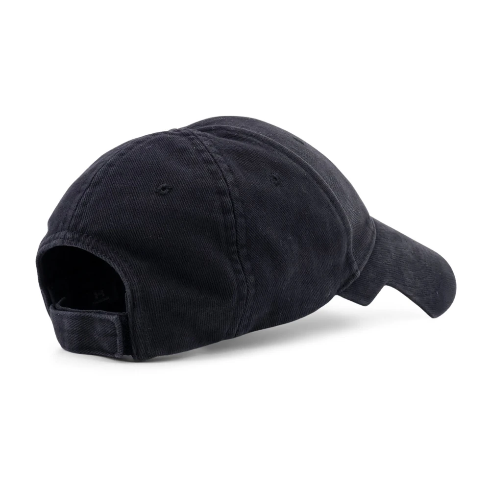 Balenciaga Geborduurde katoenen hoed met rugzak Black Heren