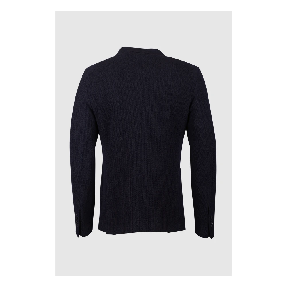 Tagliatore Jassen Blauw Blue Heren