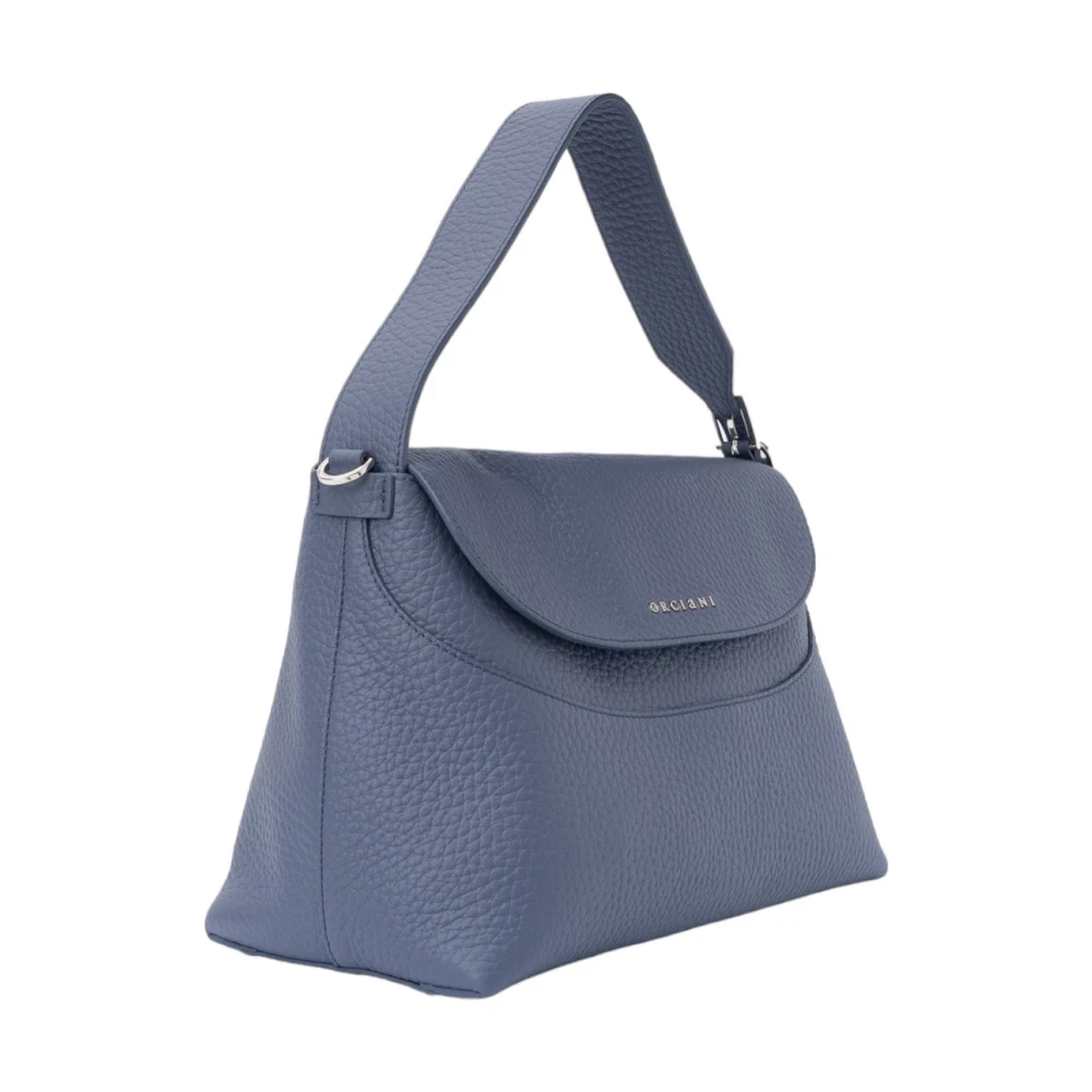 Orciani Zachte Nana Denim Tas Blue Dames