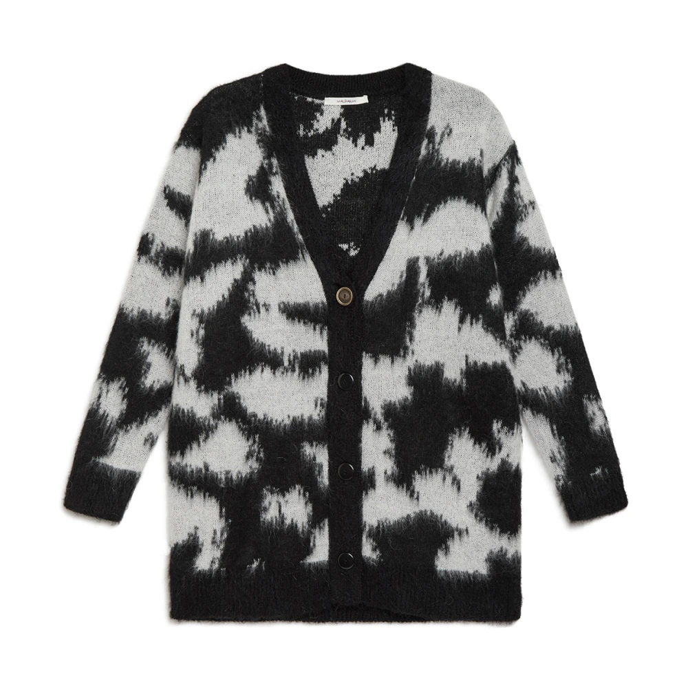 Maliparmi Bloemen Vest Black Dames