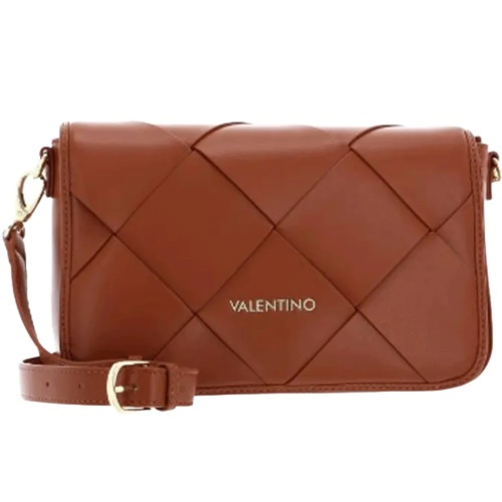 Valentino by Mario Valentino Bruine Leren Schoudertas Brown Dames