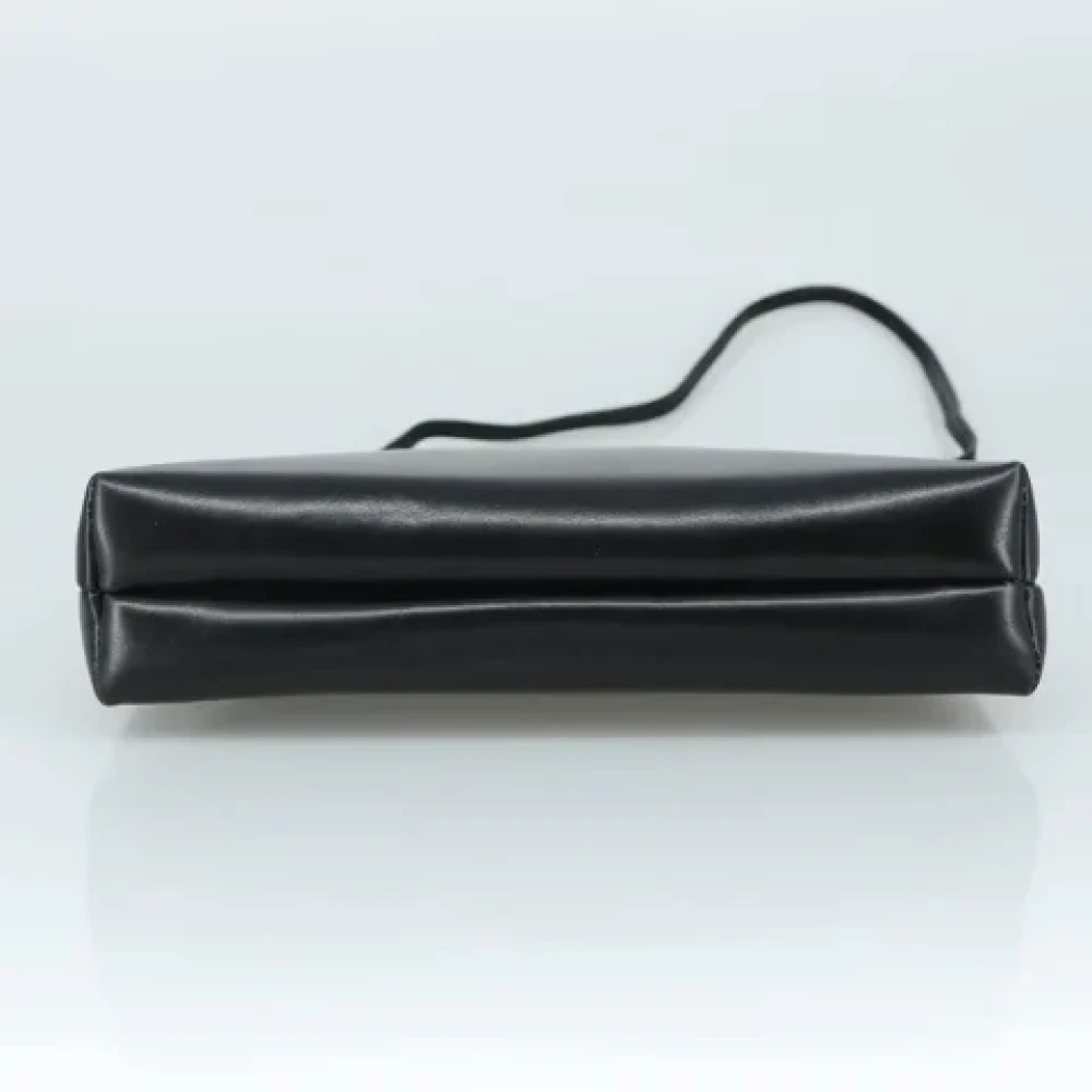 Salvatore Ferragamo Pre-owned Leather shoulder-bags Black Dames