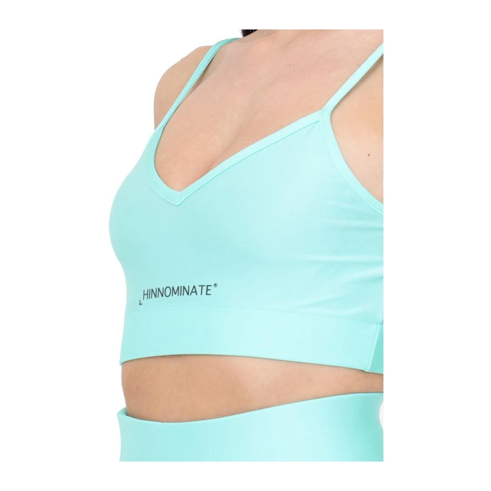 Hinnominate Luxe Glanzende Groene Polyamide Top Green Dames