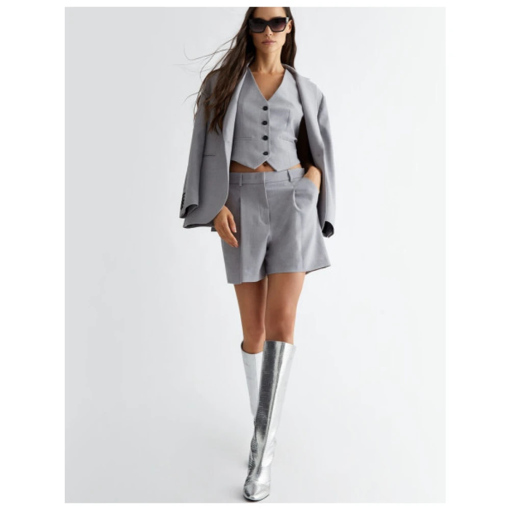 Liu Jo Chique Blazer in Viscosemix Gray Dames