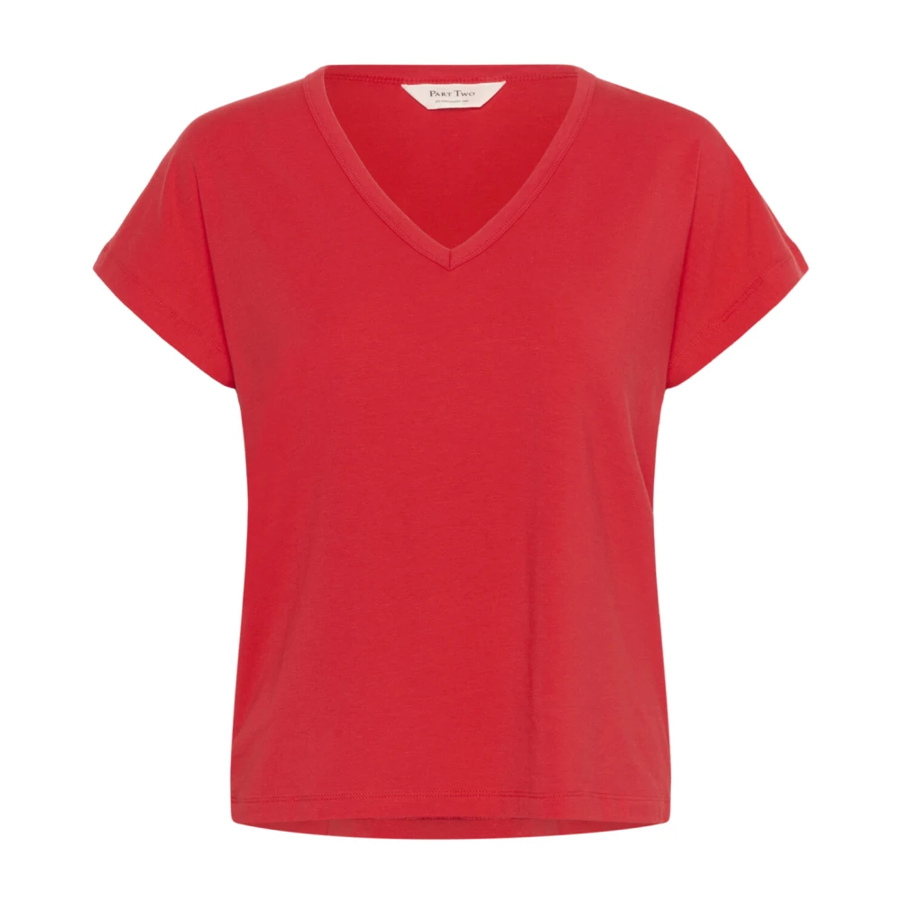 Part Two - Tops > T-Shirts - Red - Part Two - Modalova