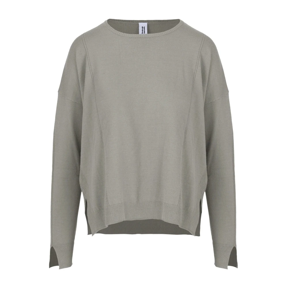 Bomboogie Women's Beige Round-Neck Knitwear, S, Crew Neck Jumper