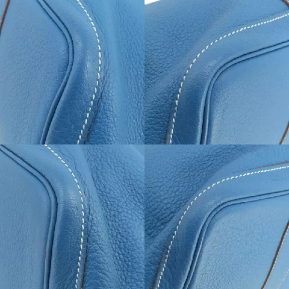 Hermès Vintage Pre-owned Fabric totes Blue Dames