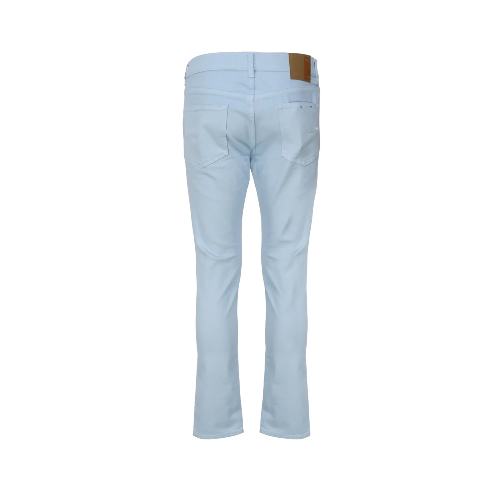 Mauro Grifoni Slim-fit Trousers Blue Heren