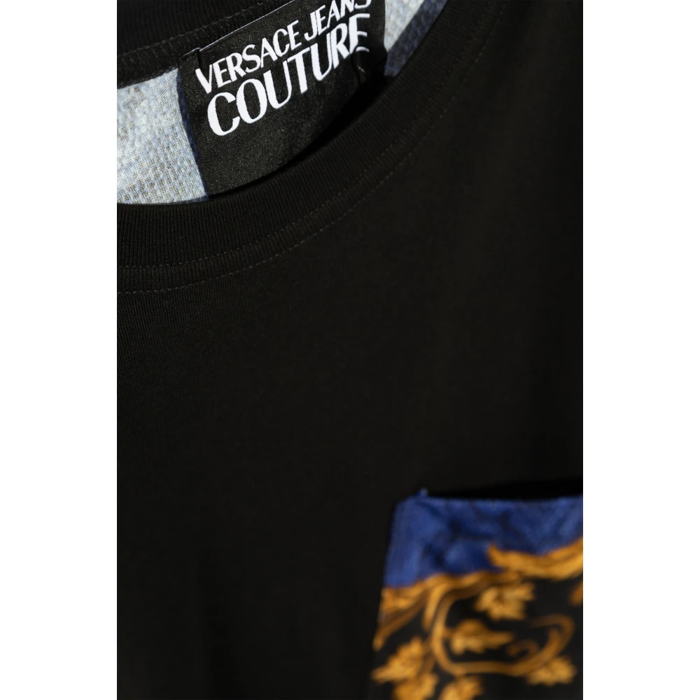 Versace Jeans Couture T-shirt met print Black Heren