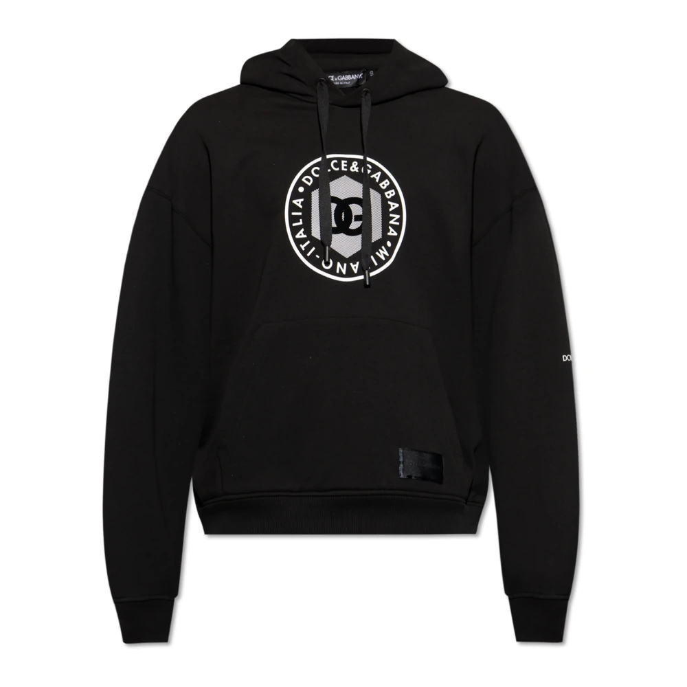 Dolce & Gabbana Hoodie Black Heren