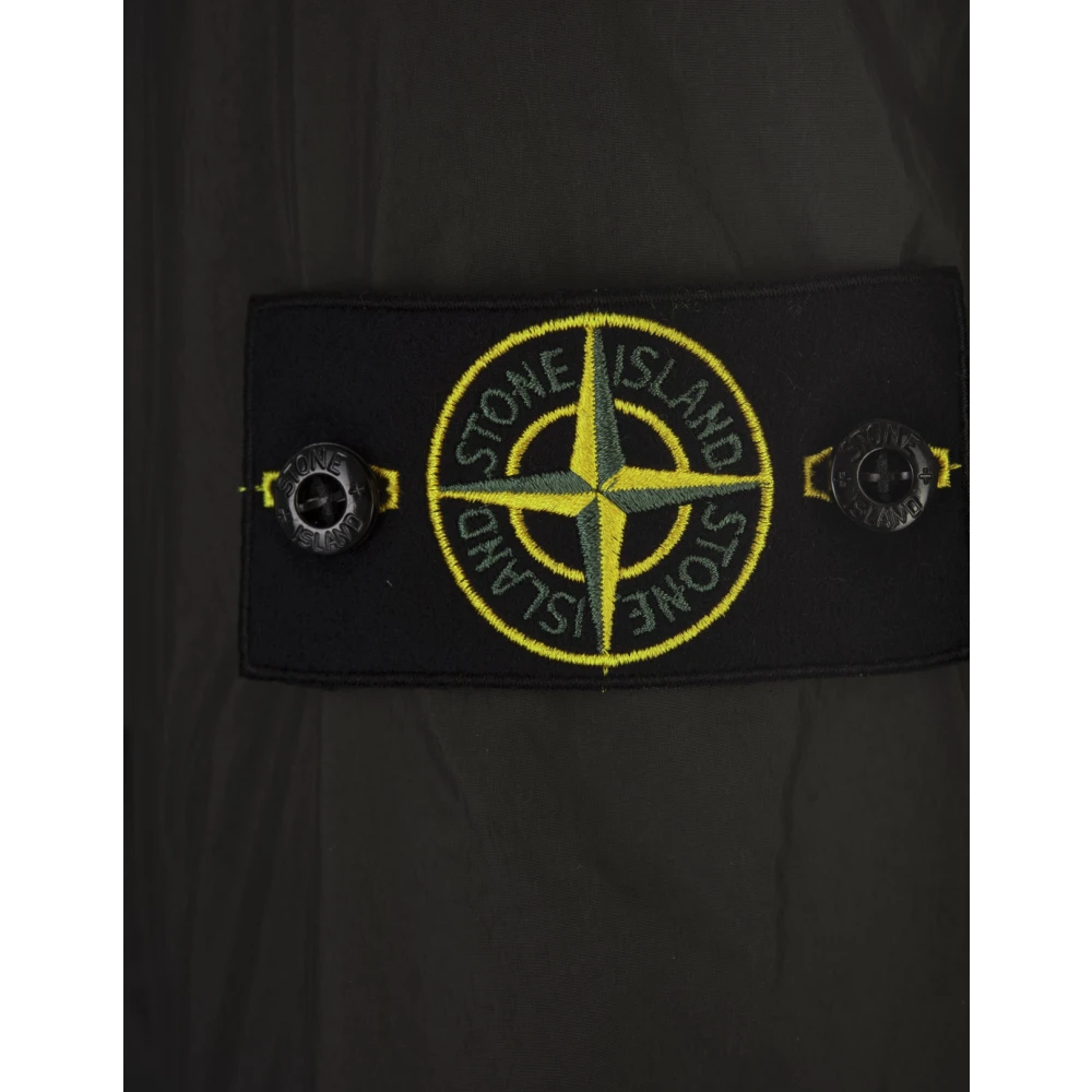 Stone Island Grijze Hooded Blouson Jas Gray Heren