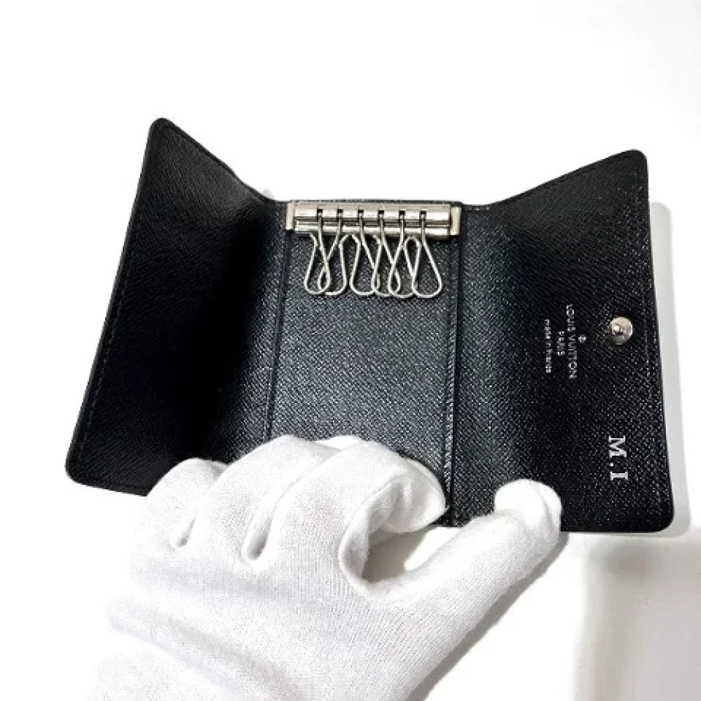 Louis Vuitton Vintage Pre-owned Canvas key-holders Gray Heren