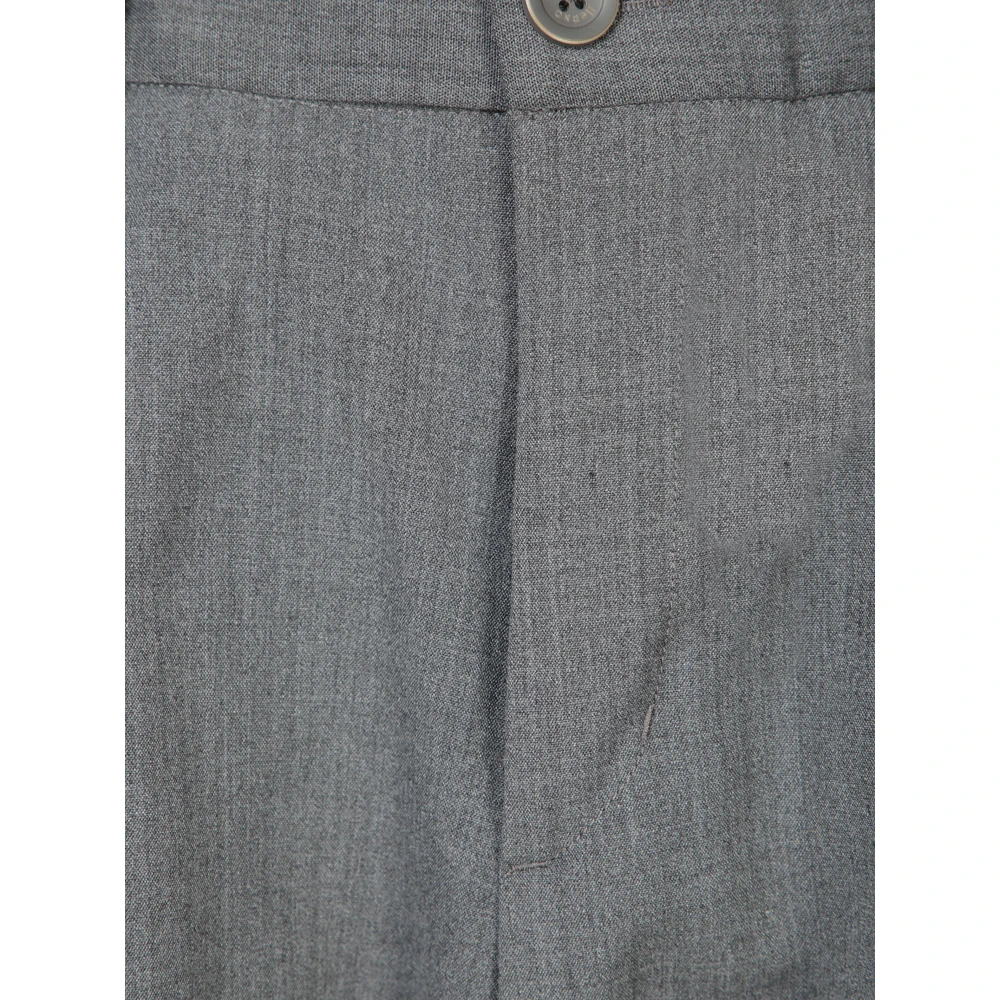 Herno Lichtgrijze lichtgewicht stoffen broek Gray Heren