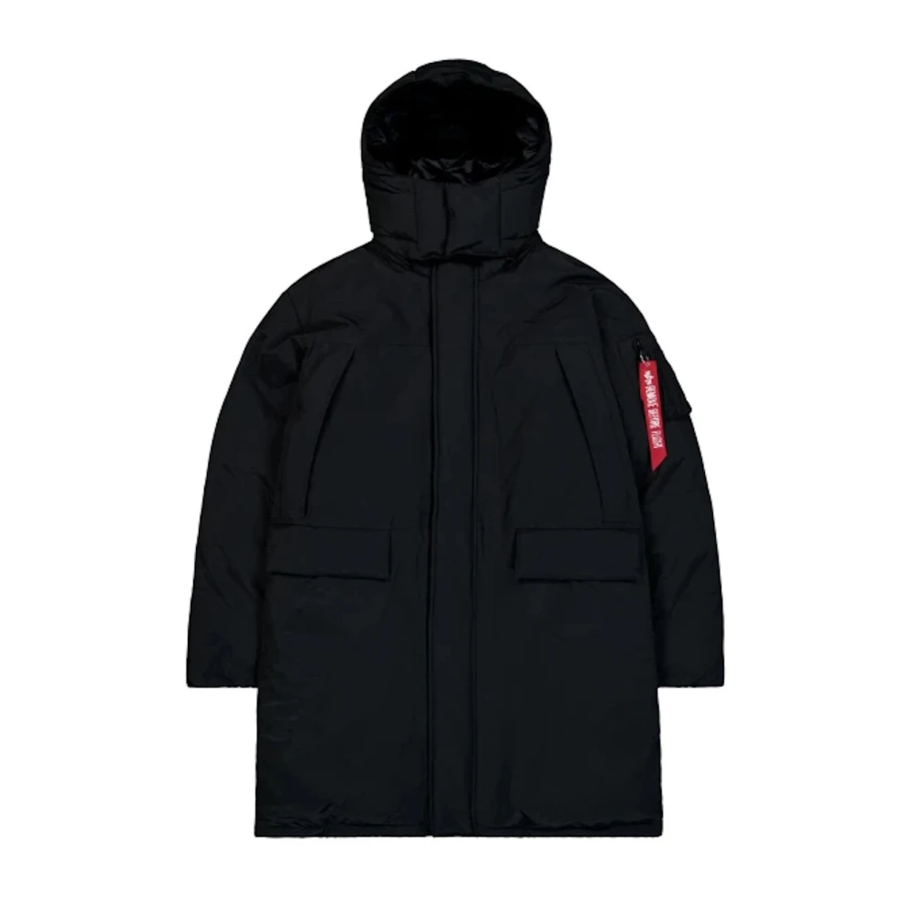 alpha industries Gevoerde Parka Jas Black Heren