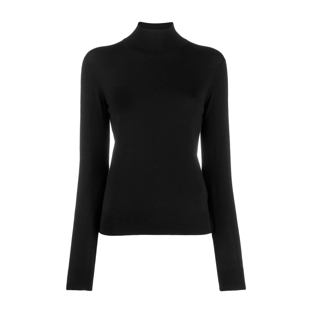 Theory Regal Wool Turtleneck Sweater Black Dames