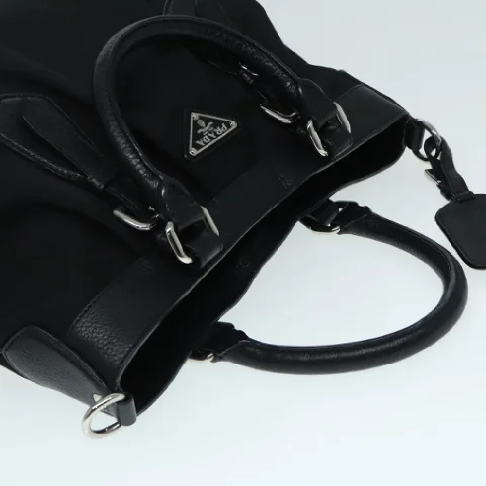 Prada Vintage Pre-owned Fabric prada-bags Black Dames