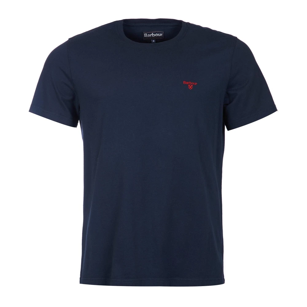 Barbour Sports T-Shirt in Navy Blue Heren