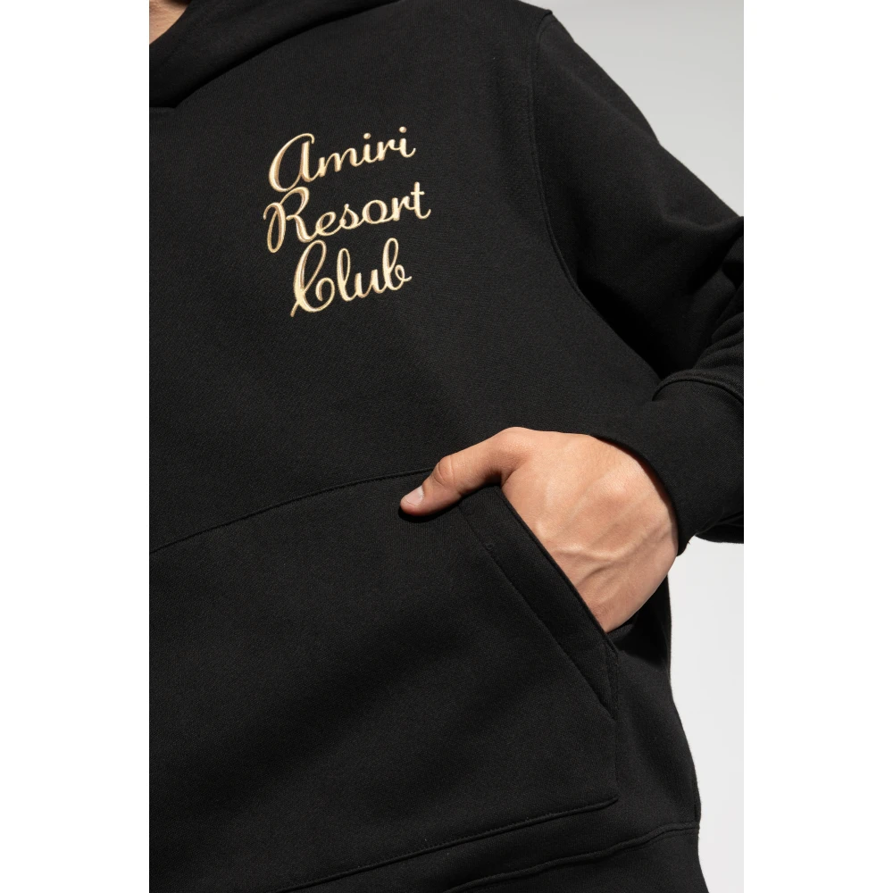 Amiri Sweatshirt met logo Black Heren