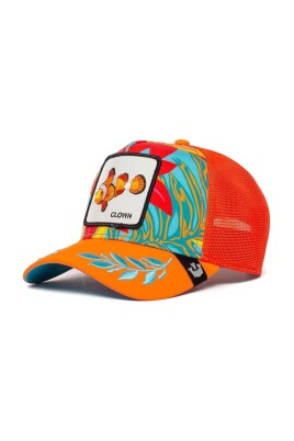 animal-farm-trucker-cap-orange-unisex