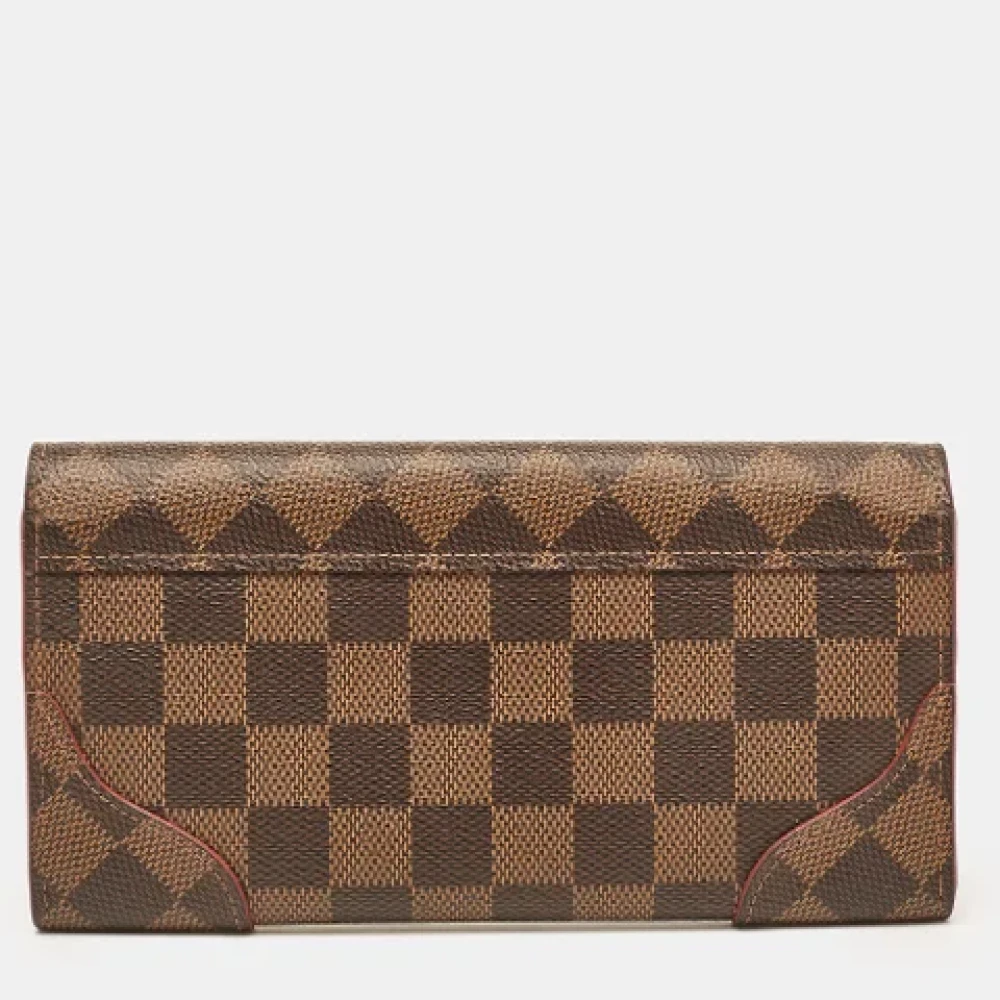 Louis Vuitton Vintage Pre-owned Coated canvas wallets Brown Dames