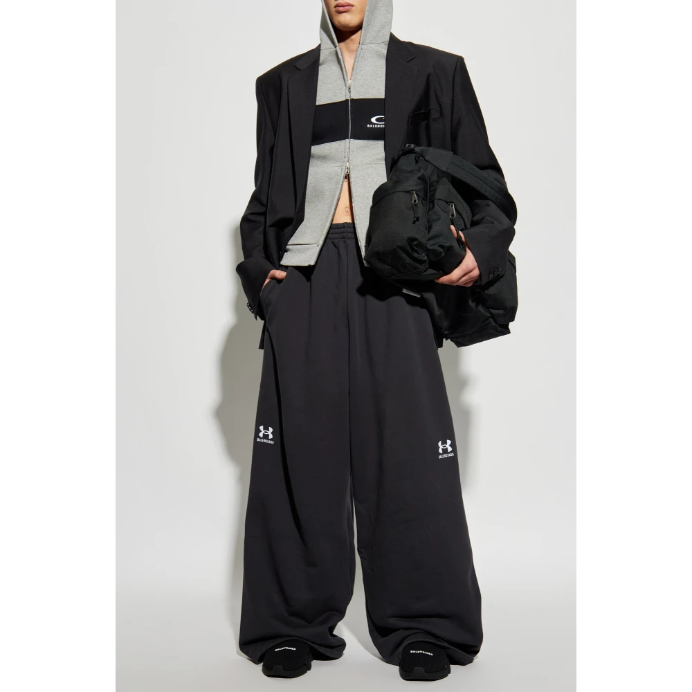 Balenciaga Hoodie Gray Heren