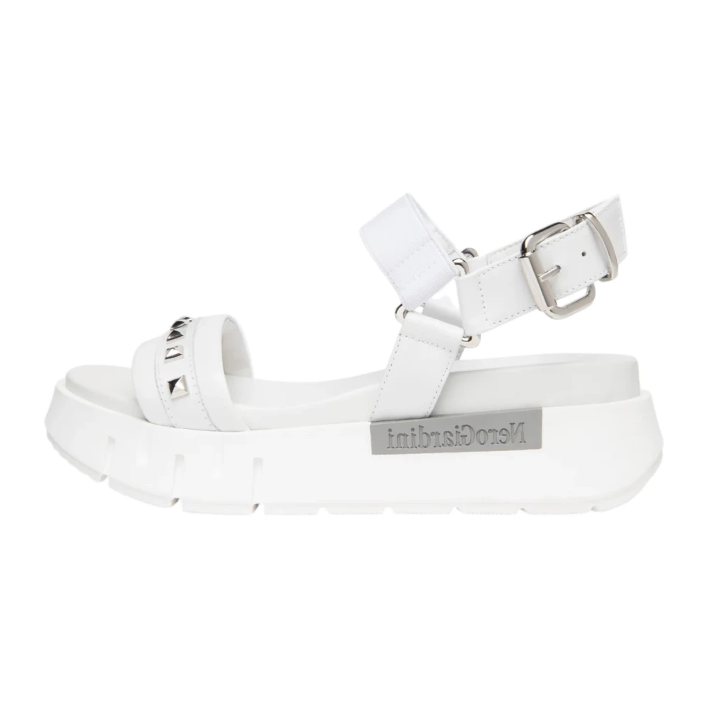 Nerogiardini White E617065d Sandal - Female - Wedges - 6 Uk - Shoes