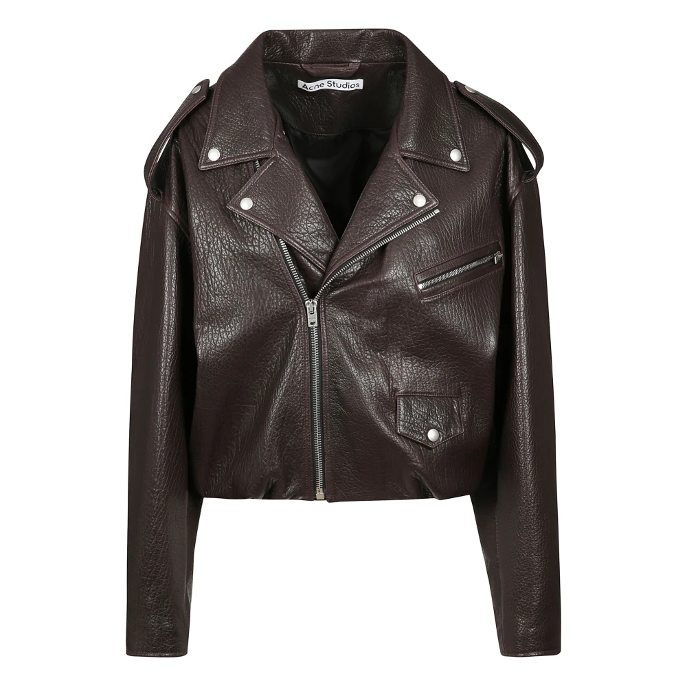 Jackets > Leather Jackets - - Acne Studios - Modalova