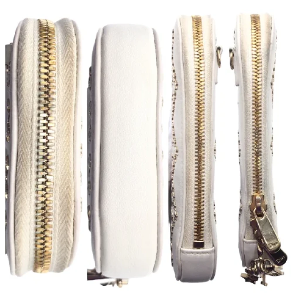 Dior Vintage Pre-owned Leather dior-bags White Dames