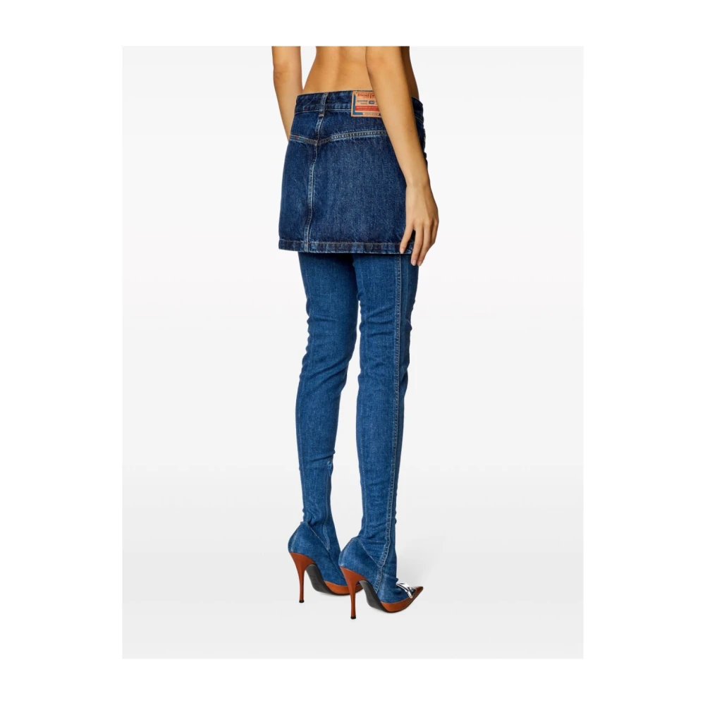 Diesel Blauwe Rok voor Vrouwen Blue Dames