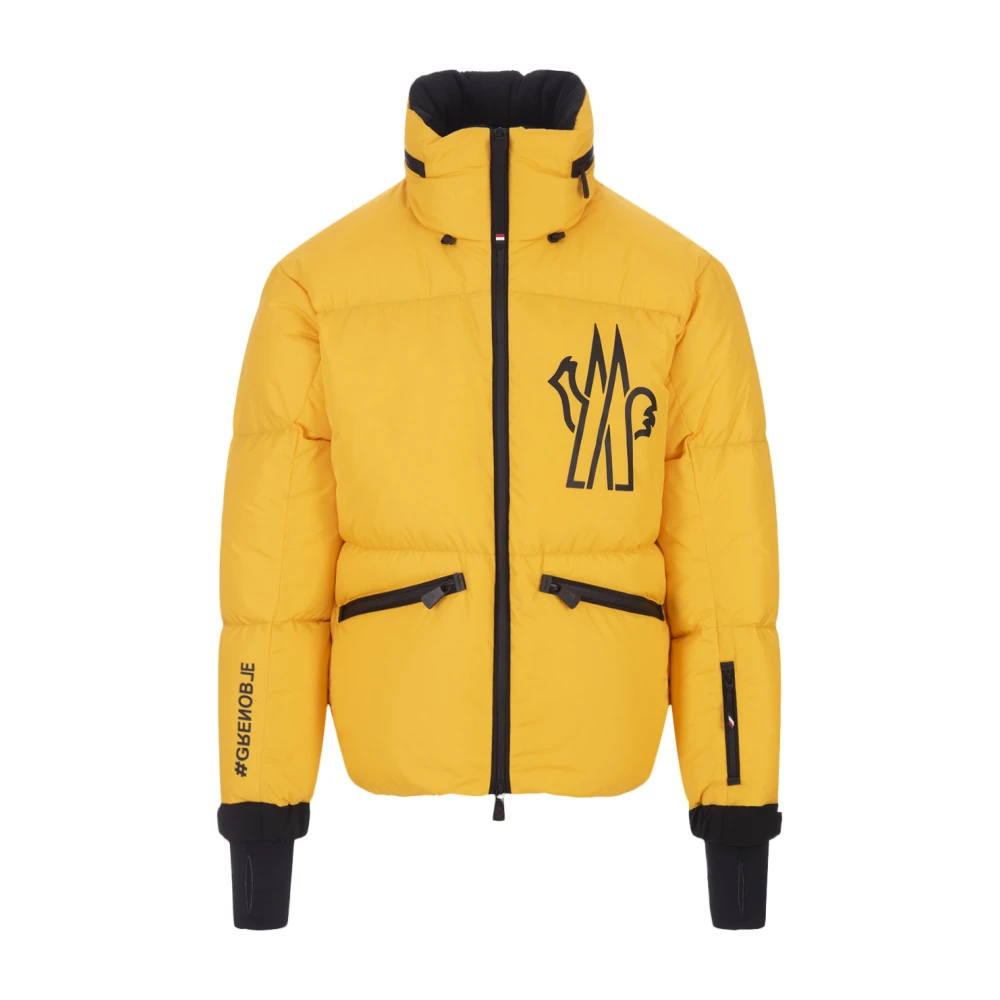 Moncler Gele Grenoble Donsjas Yellow Heren