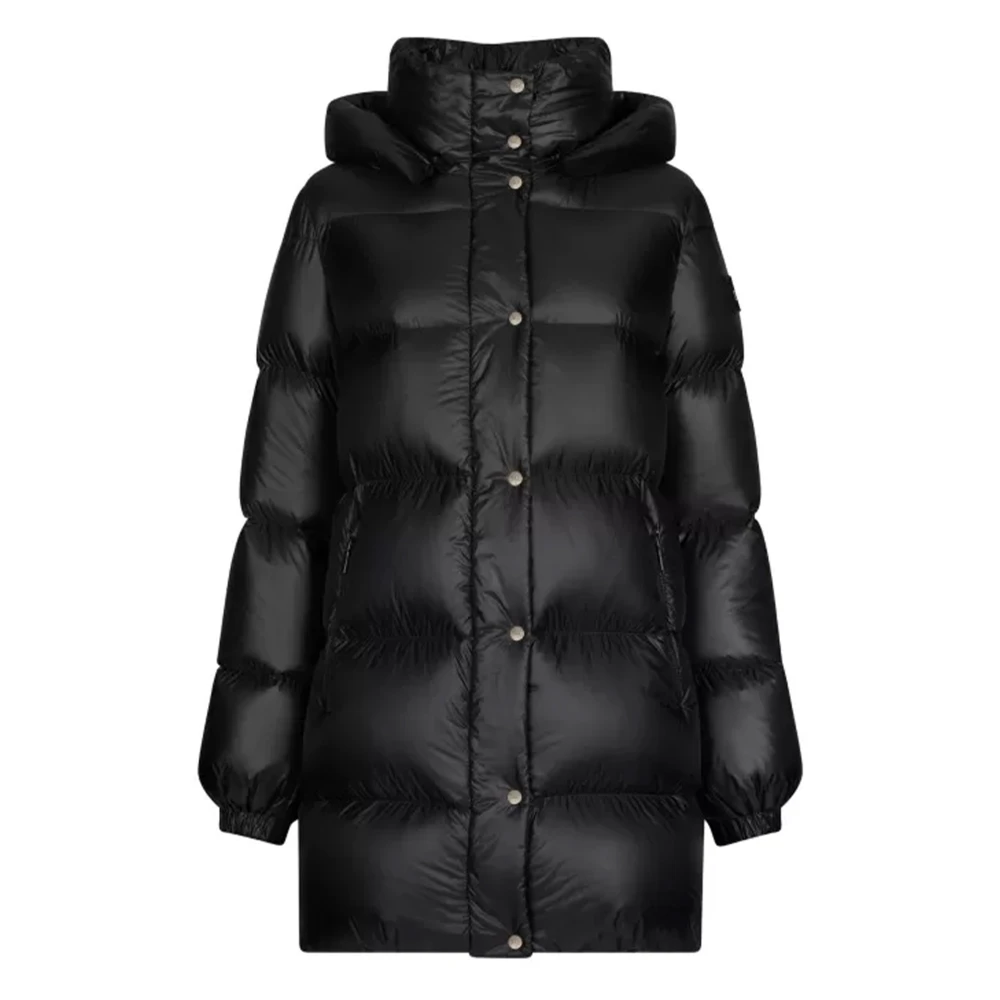Add Afneembare capuchon donsjas Black Dames