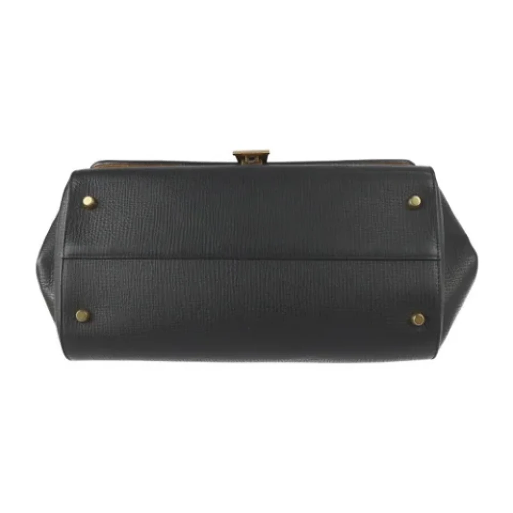 Bottega Veneta Vintage Pre-owned Leather shoulder-bags Black Dames