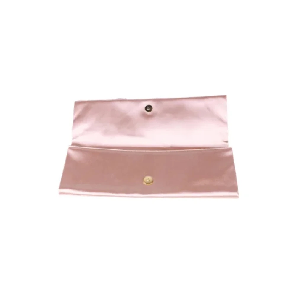 Valentino Vintage Pre-owned Polyester clutches Pink Dames