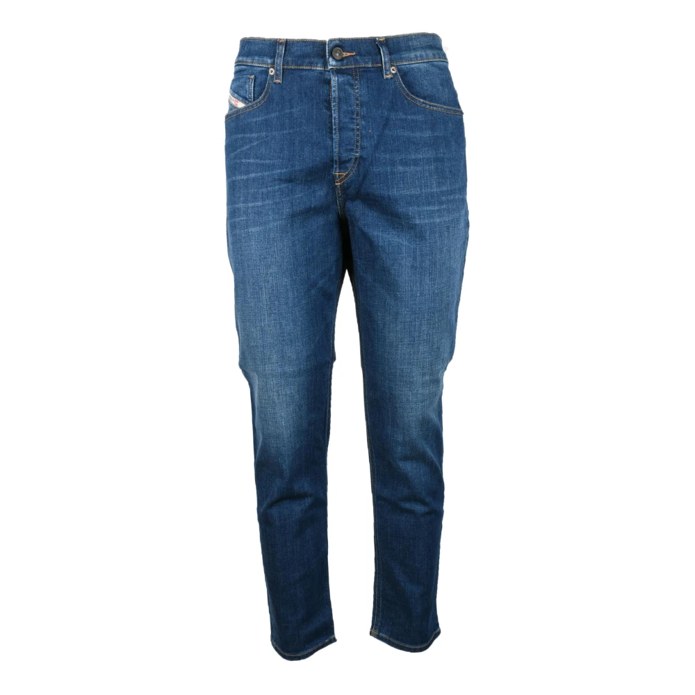 Diesel Katoenmix Stretch Jeans Blue Heren