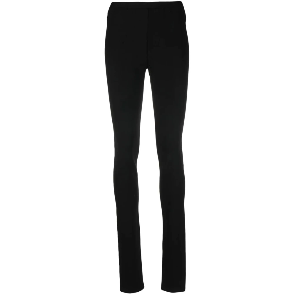 Rick Owens Svarta Amber Leggings Black, Dam