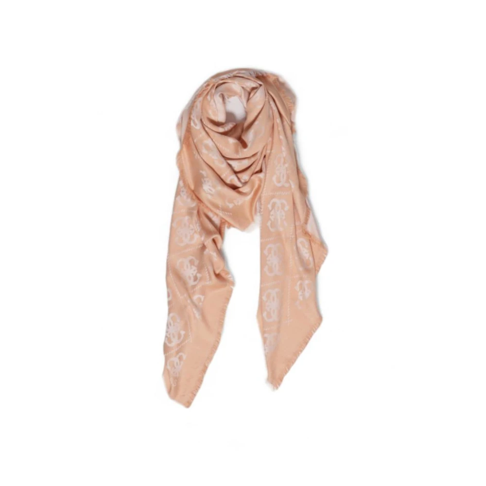 Guess Luxe Viscose Pashmina Sjaal Orange Dames